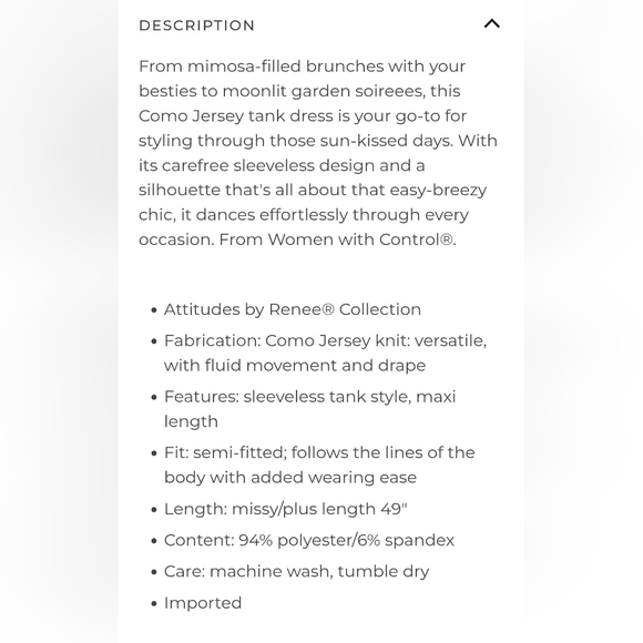 Attitudes By Renee Abstract Tropical Print Maxi Jersey Dress Size Lp - Picture 7 of 14